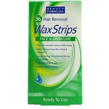 Bandes de Cire pour le Bikini Aloe Vera