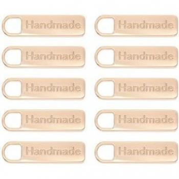 Set de 10 etiquetas metálicas personalizadas para DIY