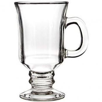 Premier Housewares Sturdy Latte & Irish Coffee Glass Set – 4 Units