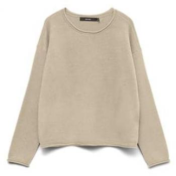 Vero Moda Langarmpullover »VMGOLD ROLL LS O-NECK«