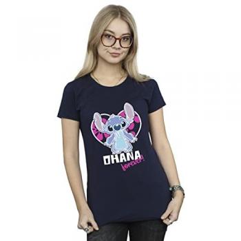 Camiseta Lilo y Stitch Corazón de Familia