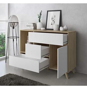 Sgabello Skraut Madia con Anta e Cassetti