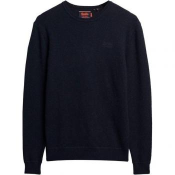 Superdry Marineblauer Rundhalspullover für Herren