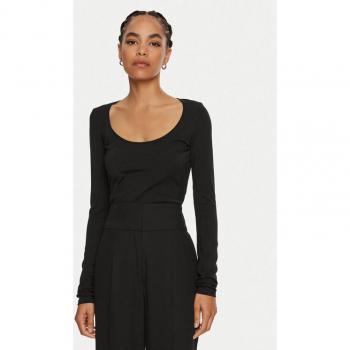 Boss Elegante Bluse 50512849 Schwarz Slim Fit