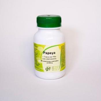 GHF Papaya + tronco de piña 100 comprimidos 600 mg