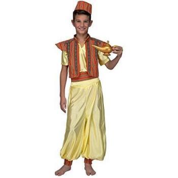 Compleet Aladin Kostuum: Vest, Shirt, Broek & Hoed