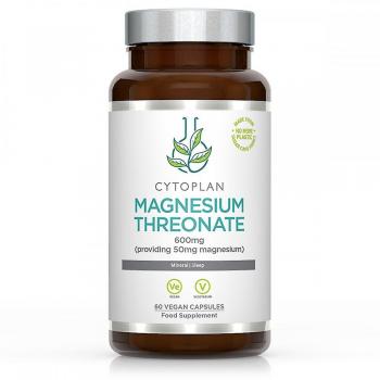 Magnesium Threonate 50mg Vegan Capsules, 60 Count