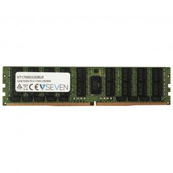 V7 32‑GB DDR4 PC4‑17000 2133 MHz LRDIMM for Servers – V71700032GBLR, Green