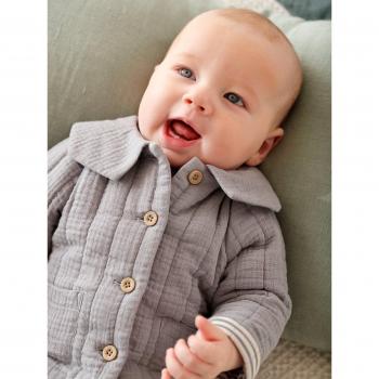 Baby Denim Blue Cotton Jacket