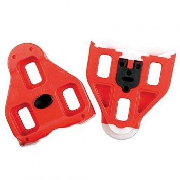 LOOK P0151 090 PEDALPLATTEN DELTA BI-MATERIAL ROSSO (COPPIA)