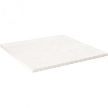 VidaXL 70x70 cm White Pine Table Surface