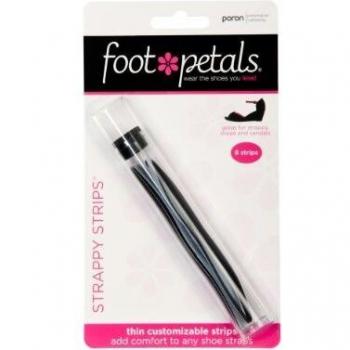 Foot Petals Strappy Strip Cushions Black Iris