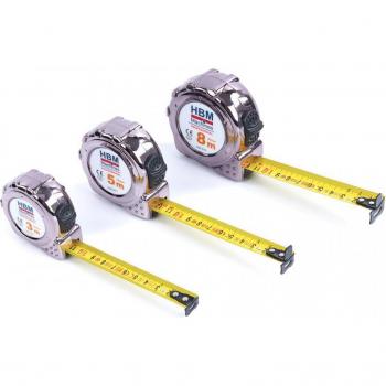 Ruban à mesurer HBM professionnel 8 m x 25 mm