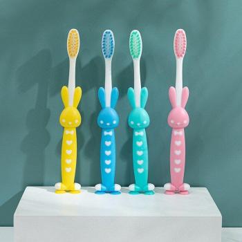 Set de cepillos de dientes de carbón de bambú para niños
