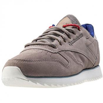 UK 4 Reebok ZAP CL Beige Outdoor Laced Trainer, Suede & Leather