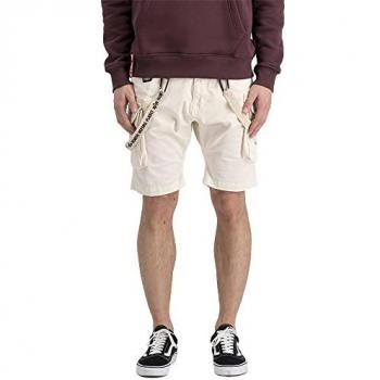 Pantalon cargo court homme Jet Stream blanc