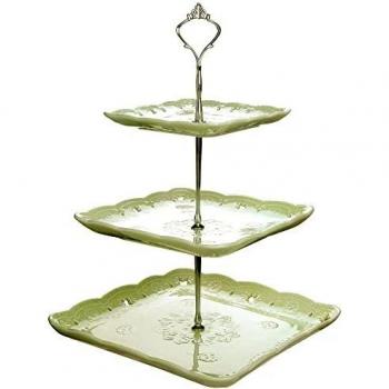 MALACASA Sweet.Time Green Cake Tower Stand