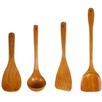 MEMDOO Wooden Cooking Spoon Set