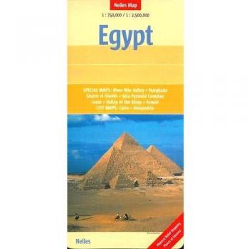 Egypt 1 : 750 000 / 1 : 2 500 000: Special maps: River Nile Valley, Hurghada, Sharm el-Sheikh, Giza Pyramid Complex, Luxor, Valley of the Kings, Aswan ...