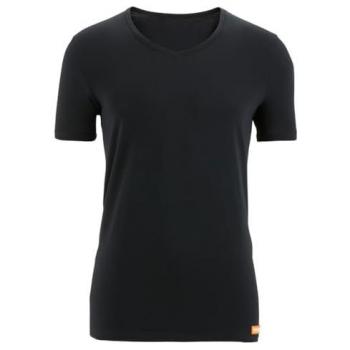 Warm Up V-Shirt für Herren in Schwarz