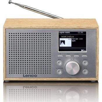 Lenco DAR-017WH (WD) (DAB+, FM, Bluetooth), Radio, Braun, Grau