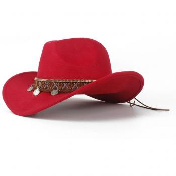 Chapeau à Bord Enroulé Femme
