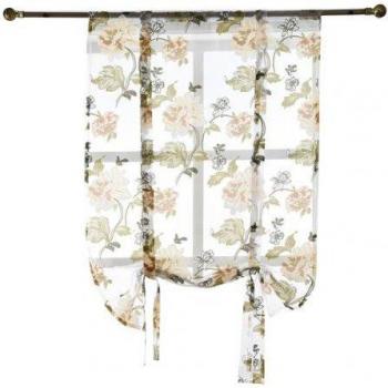 Tulle Voile pour Fenêtre Courte