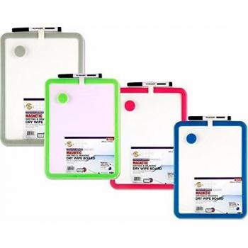Magnetic Dry Erase Board for Kids, with Green Finish and Dry Wipe Markers, Ideal for Home, Office or School Use
