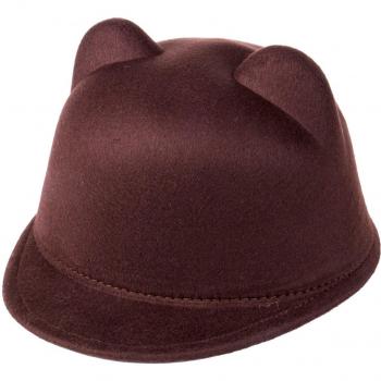 Gorro cálido de invierno con orejas de gato