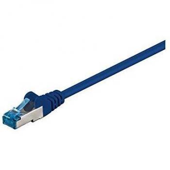 Câble réseau Ethernet CAT‑6 à deux mètres, finition bleue – RJ‑45 – PIMF
