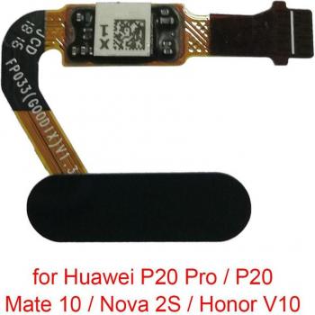 Flex Cable de Sensor de Huellas Dactilares para Huawei Ascend Mate 7/P20 Pro/P20/10/Nova 2S/Honor V10