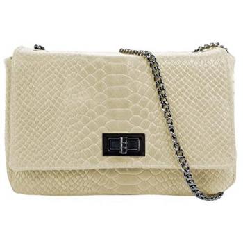 Cluty Luxus‑Tote – echtes italienisches Leder, Braun