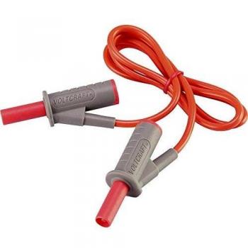 Safety Test Lead 0.75m Red Banana Plug 4mm MSB-501