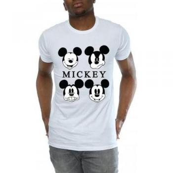 Herren‑Top Disney: „Vierköpfige Micky-Maus“ – XXL, 100 % Baumwolle