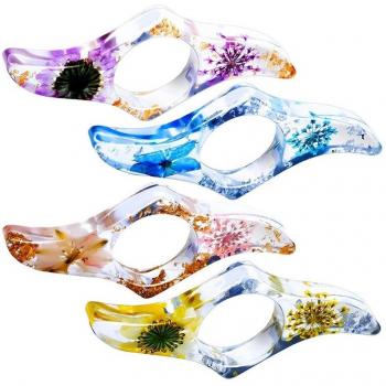 Mini Bloemenboekhouder in Resin – Handgemaakt, Licht & Compact (4x)