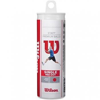 Wilson Staff Squash Balls, Black, Medium, Tube of 3