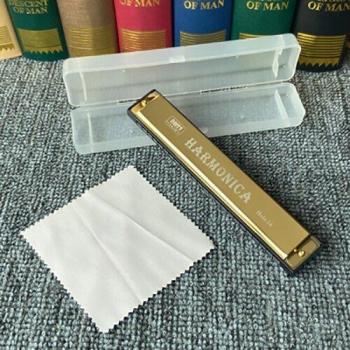 8-Color 24 Hole C Key Harmonica for Kids and Adults