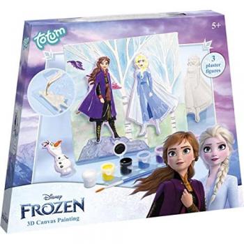 Gips-Frozen 2 Meisterwerk: Leinwand Bastelset mit Anna, Elsa & Olaf