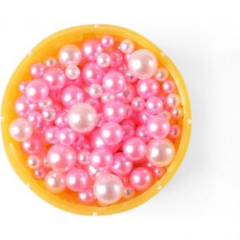 500 cuentas de resina redondas mezcla arcoíris 2,5-5mm para DIY