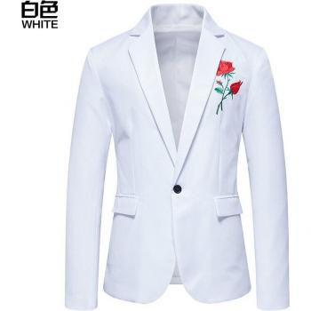 Costume de Mariage en Rose – Blazer à Bouton Simple
