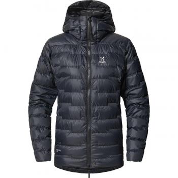 Haglöfs Damen ROC Flash Down Kapuzenjacke True Black