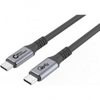 Microconnect USB4 2m USB-C Data Cable Gen 3x2 Black
