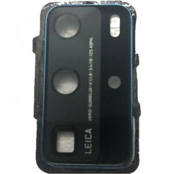 P40 Pro Rear Camera Lens Glass with Frame for Repair