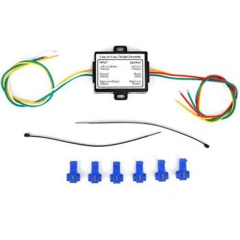 Auto‑Schutzrahmen‑Adapter mit 2‑zu‑3‑Draht‑Spleiß‑Konverter – Elektrisches System Kabelbaum