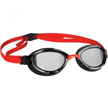 Occhialini Mad Wave Triathlon con lenti polarizzate rosso nero