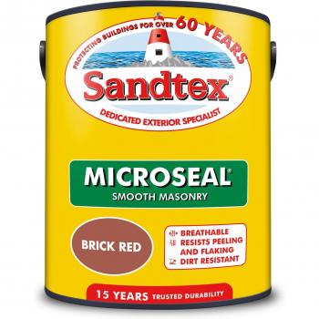 Sandtex Ultra Smooth Masonry Paint Brick Red