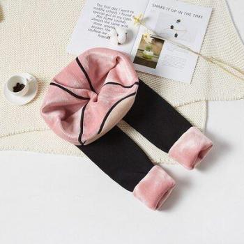 Thickened Fleece Belly Pants for Pregnant Women