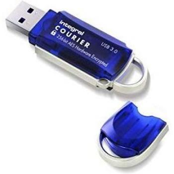 Integral Courier GDPR Compliant Encrypted USB Memory Stick 64GB