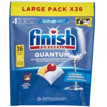 Powerball Quantum Detergente Limone Finish 36 Tabs