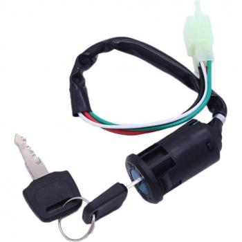Dispositif d’allumage barillet 4 fils avec 2 clés – usage moto électrique